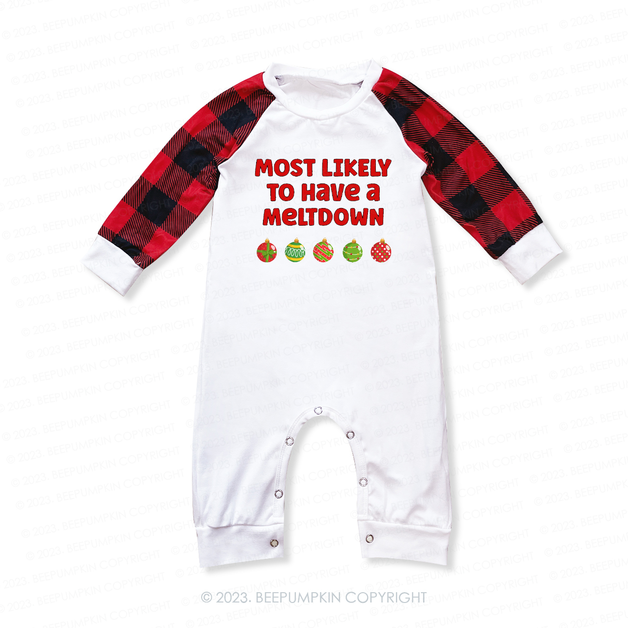 Personalized Most Likely To Funny Christmas Holiday Matching Pajamas