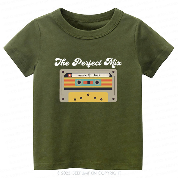 The Perfect Mix  I Love My Mom & Dad -Toddler Tees