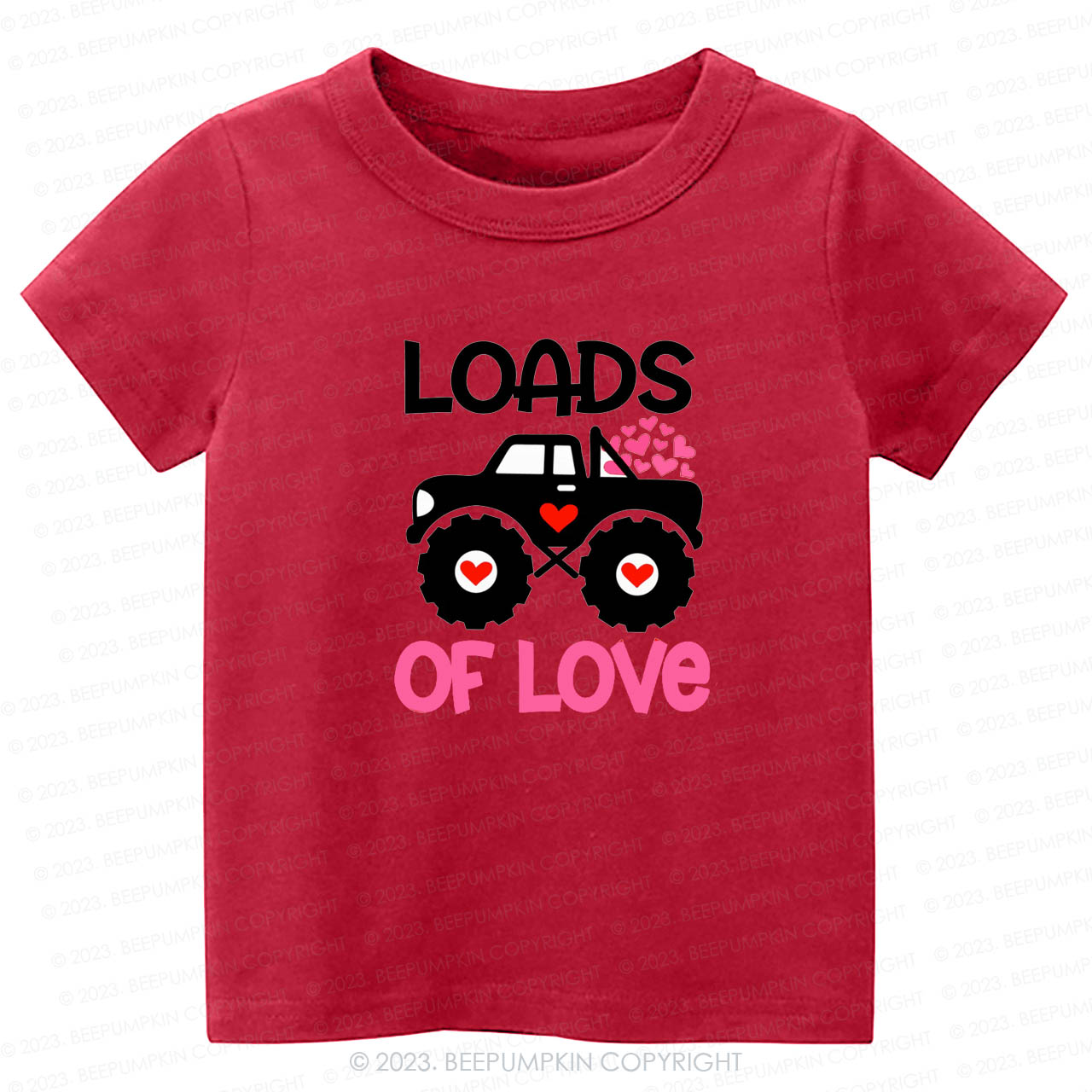 Loads of Love Valentines Truck -Toddler Tees
