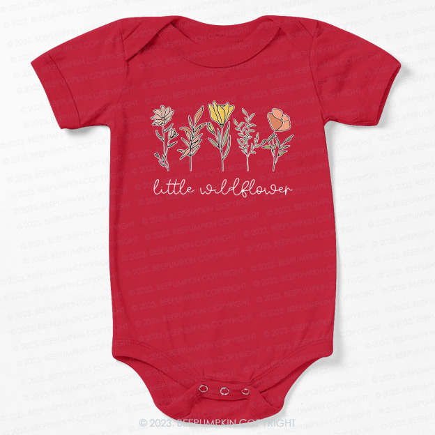 Little Wildflower Boho Bodysuit For Baby