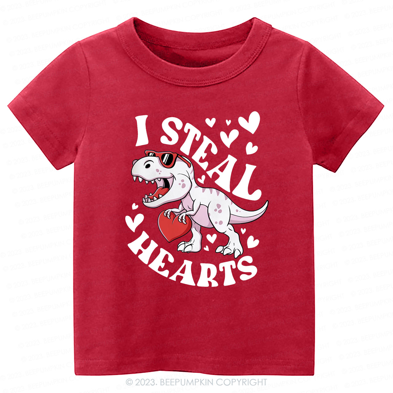 I Steal Hearts Valentine's Day Kids Tees