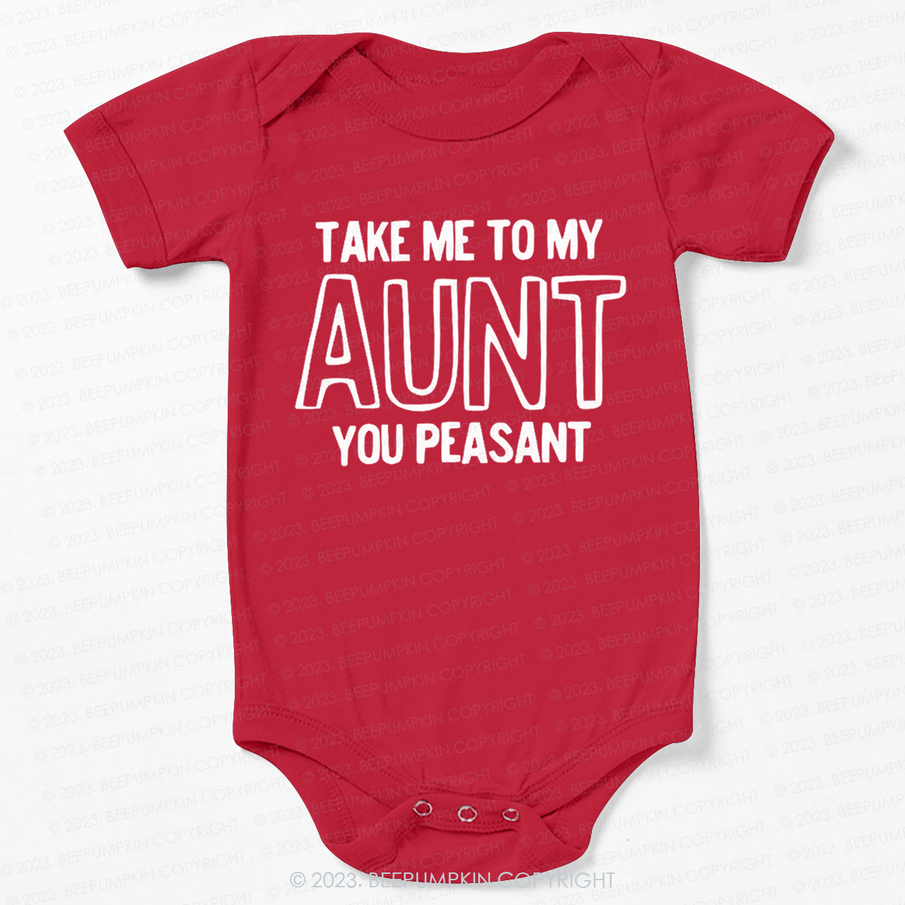 Take Me To My Aunt You Peasant Bodysuit For Baby