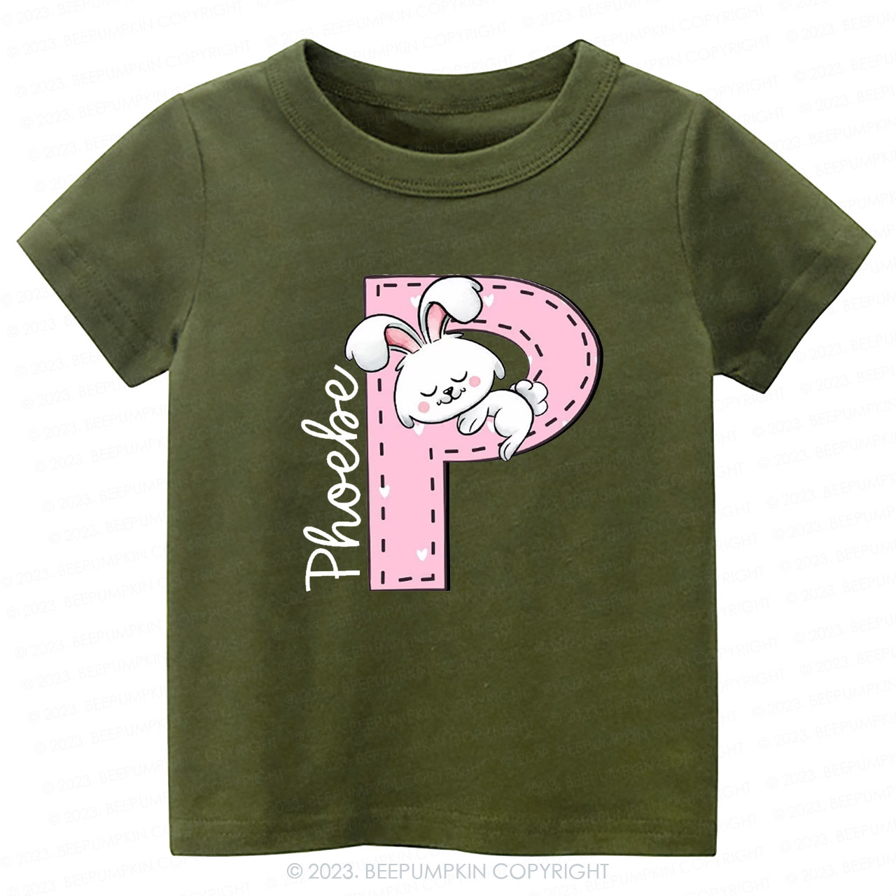 Custom Name Easter Bunny -Toddler Tees