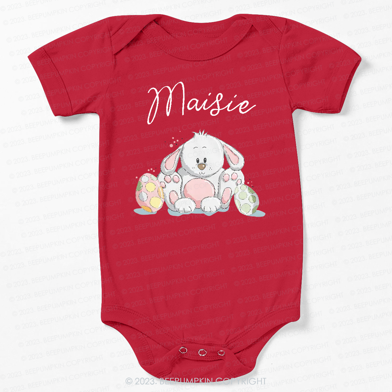 Easter Bunny And Eggs Bodysuit For Baby
