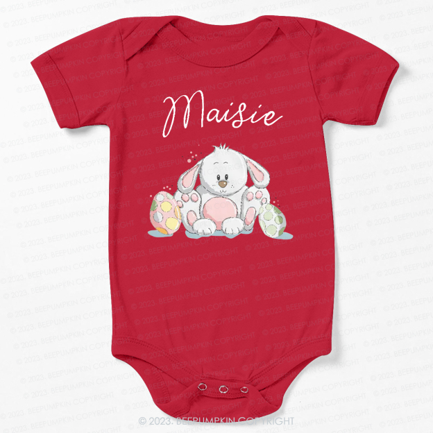 Easter Bunny And Eggs Bodysuit For Baby
