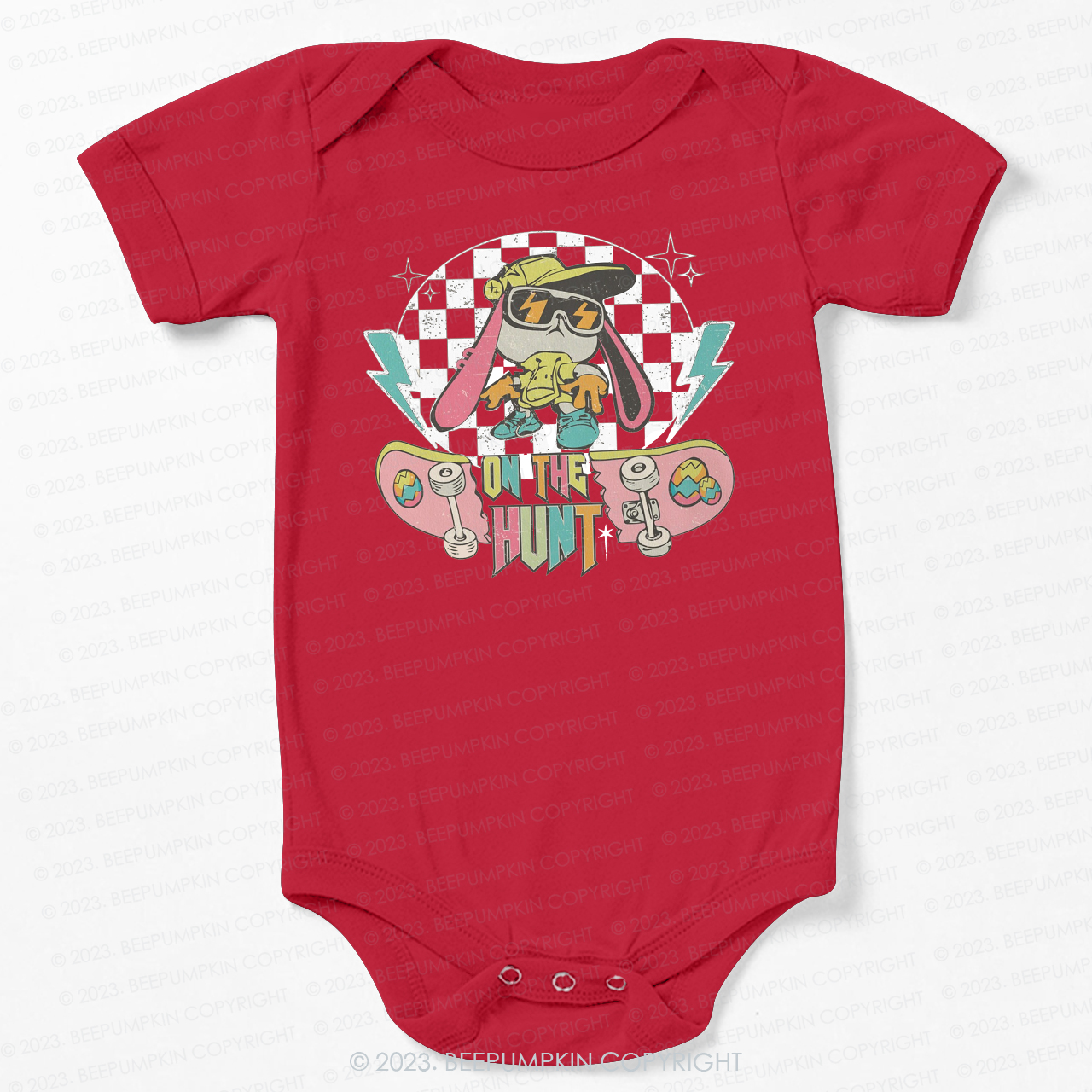 On The Hunt Kids Retro Bodysuit For Baby