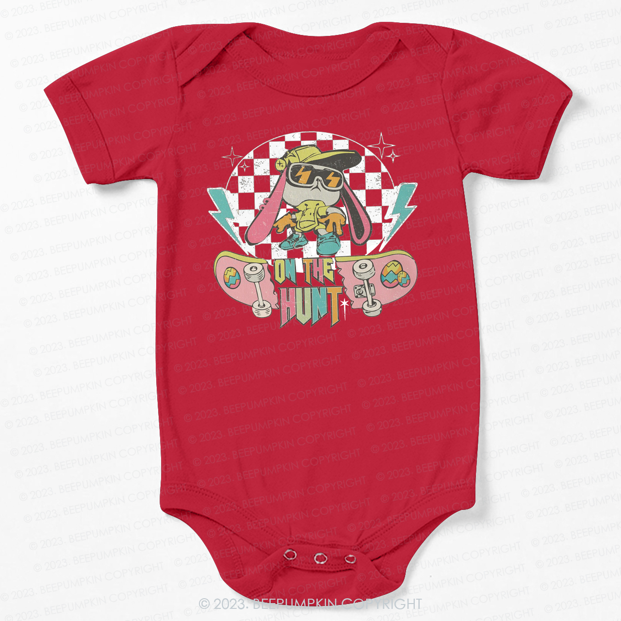 On The Hunt Kids Retro Bodysuit For Baby