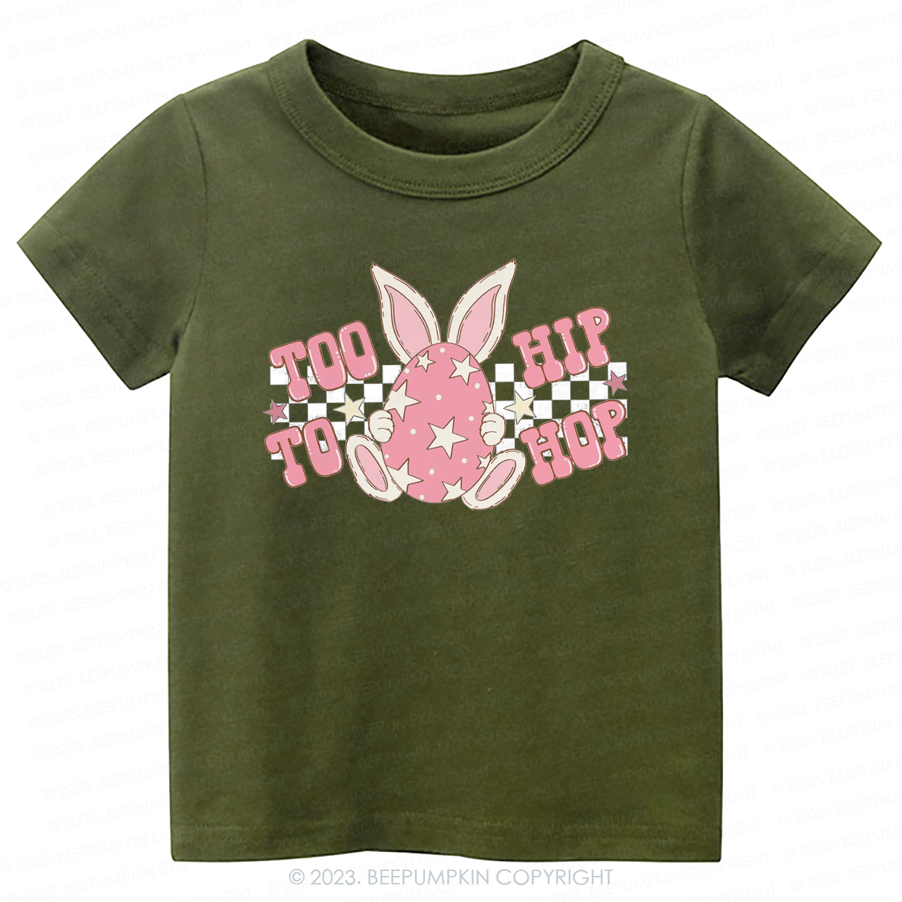 Too Hip To Hop Pink Kids-Toddler Tees