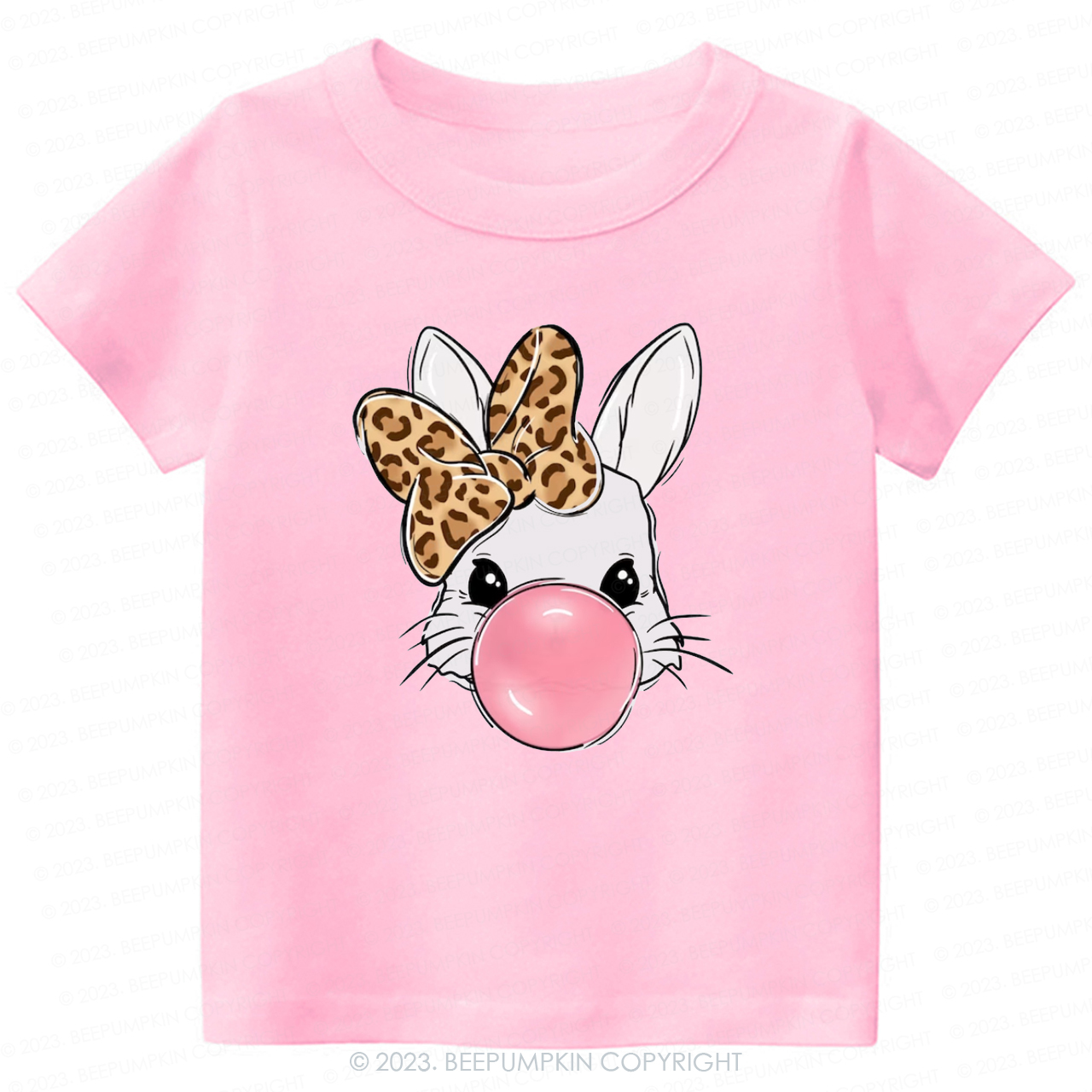Bubble Gum Bunny-Toddler Tees