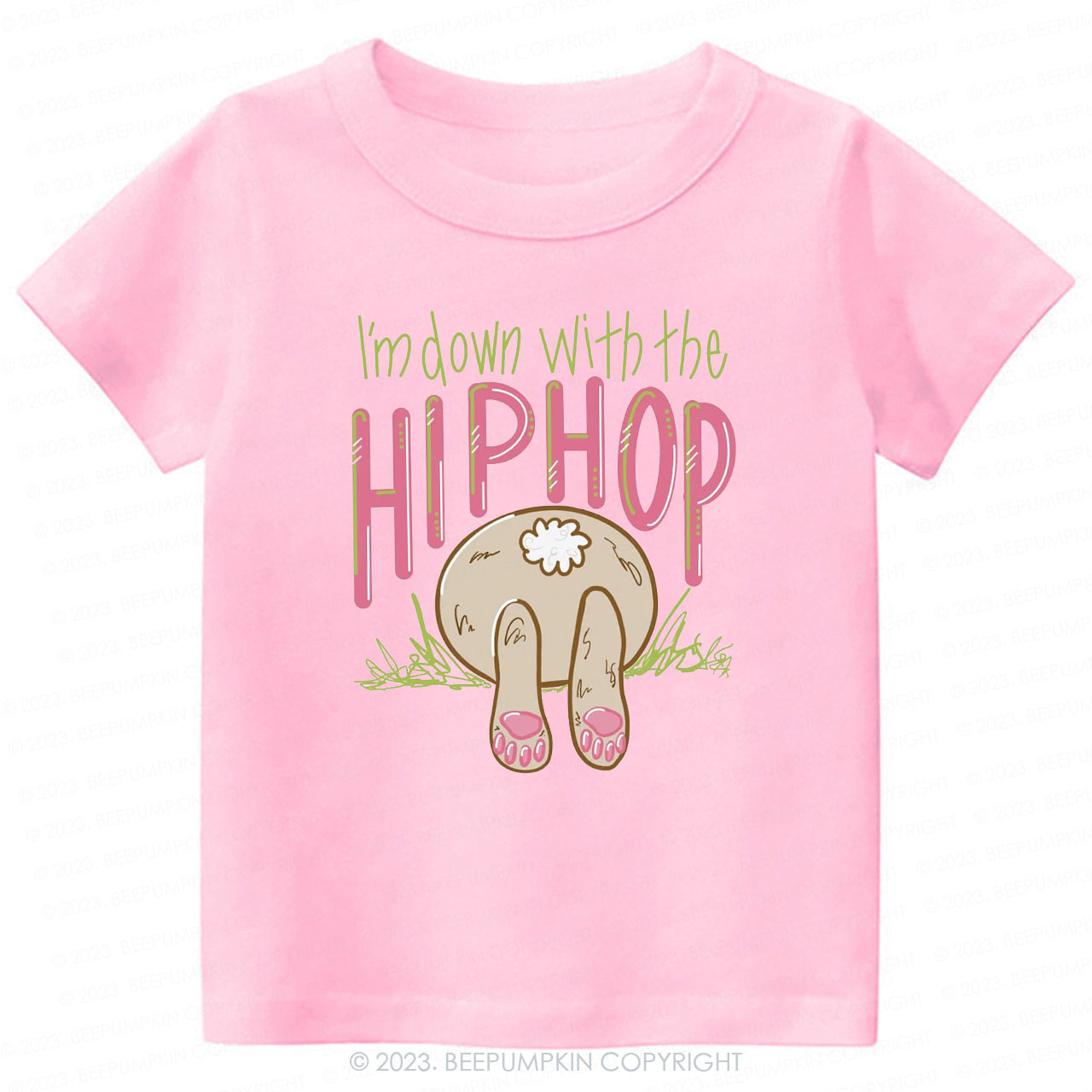 Hip Hop Bunny Tail St.Patricks Day-Toddler&Kids Tees