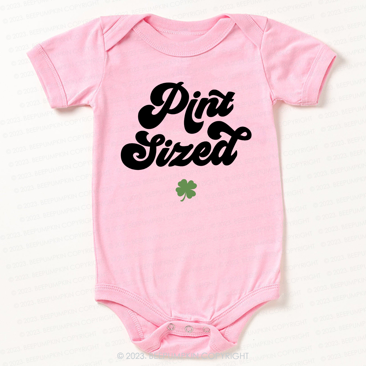 Pint Sized St.Patricks Day Bodysuit For Baby