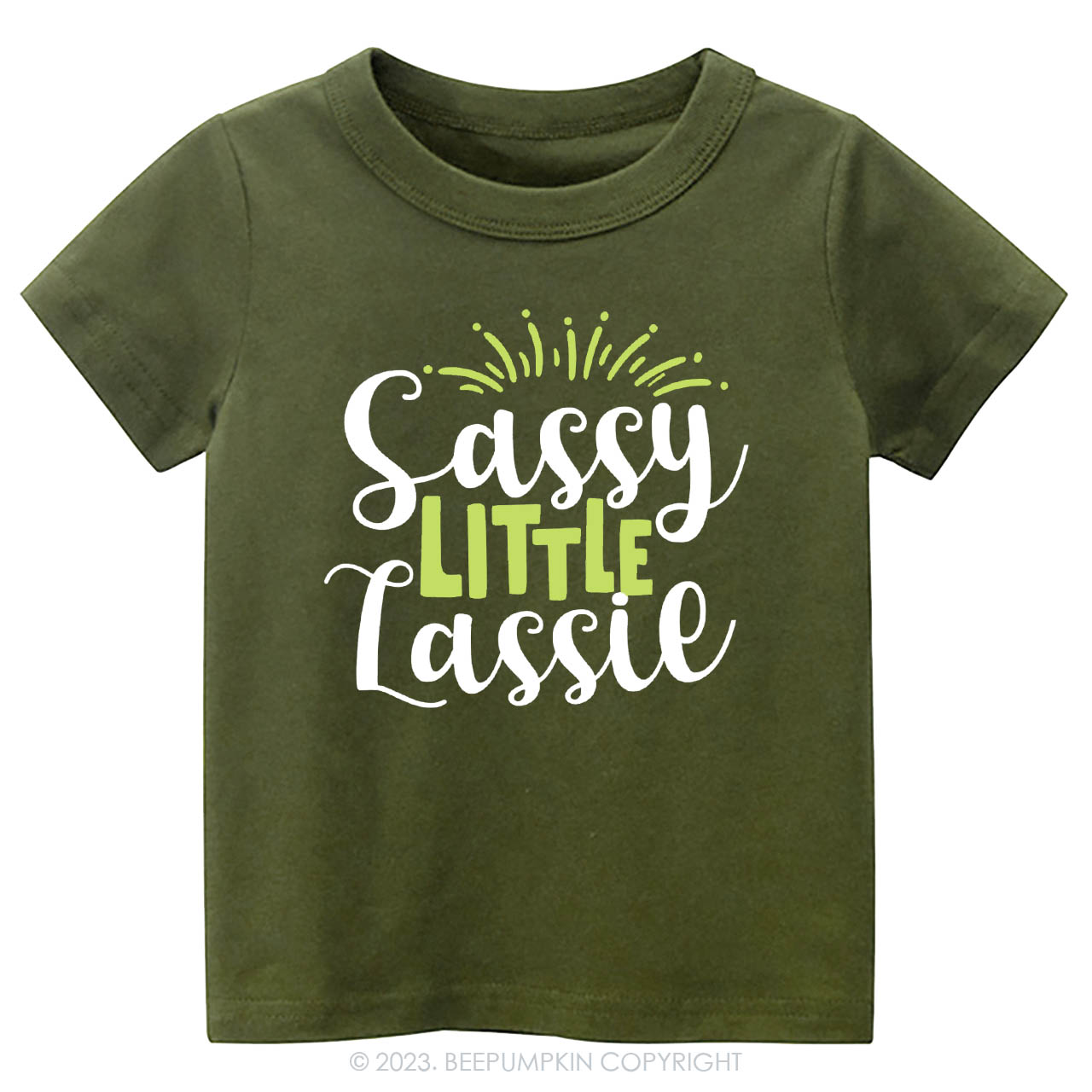 Sassy Little Lassie St.Patricks Day -Toddler Tees