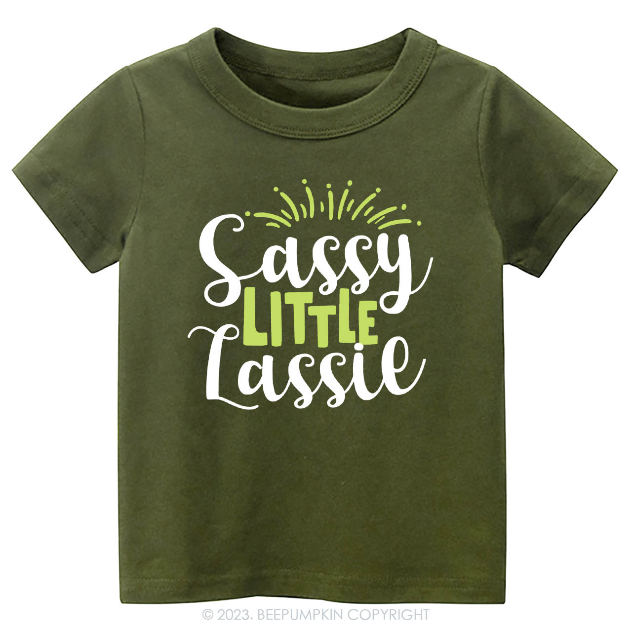 Sassy Little Lassie St.Patricks Day -Toddler Tees