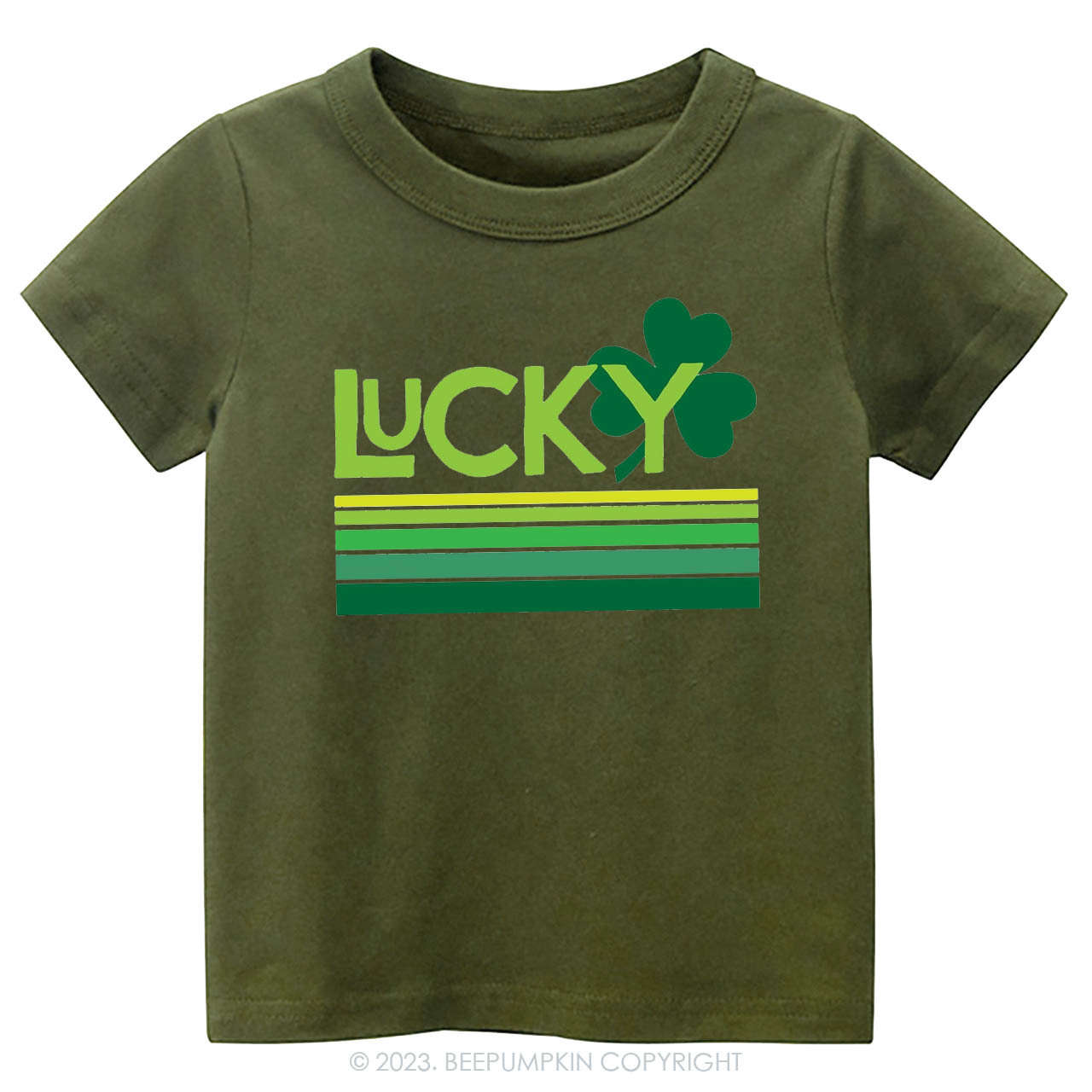 Pretty Lucky Clover St.Patricks Day -Toddler Tees