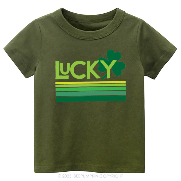 Pretty Lucky Clover St.Patricks Day -Toddler Tees