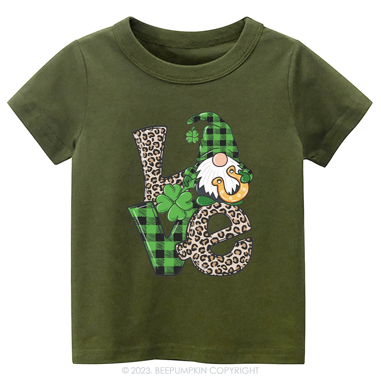 Love Gnomes St.Patricks Day -Toddler Tees