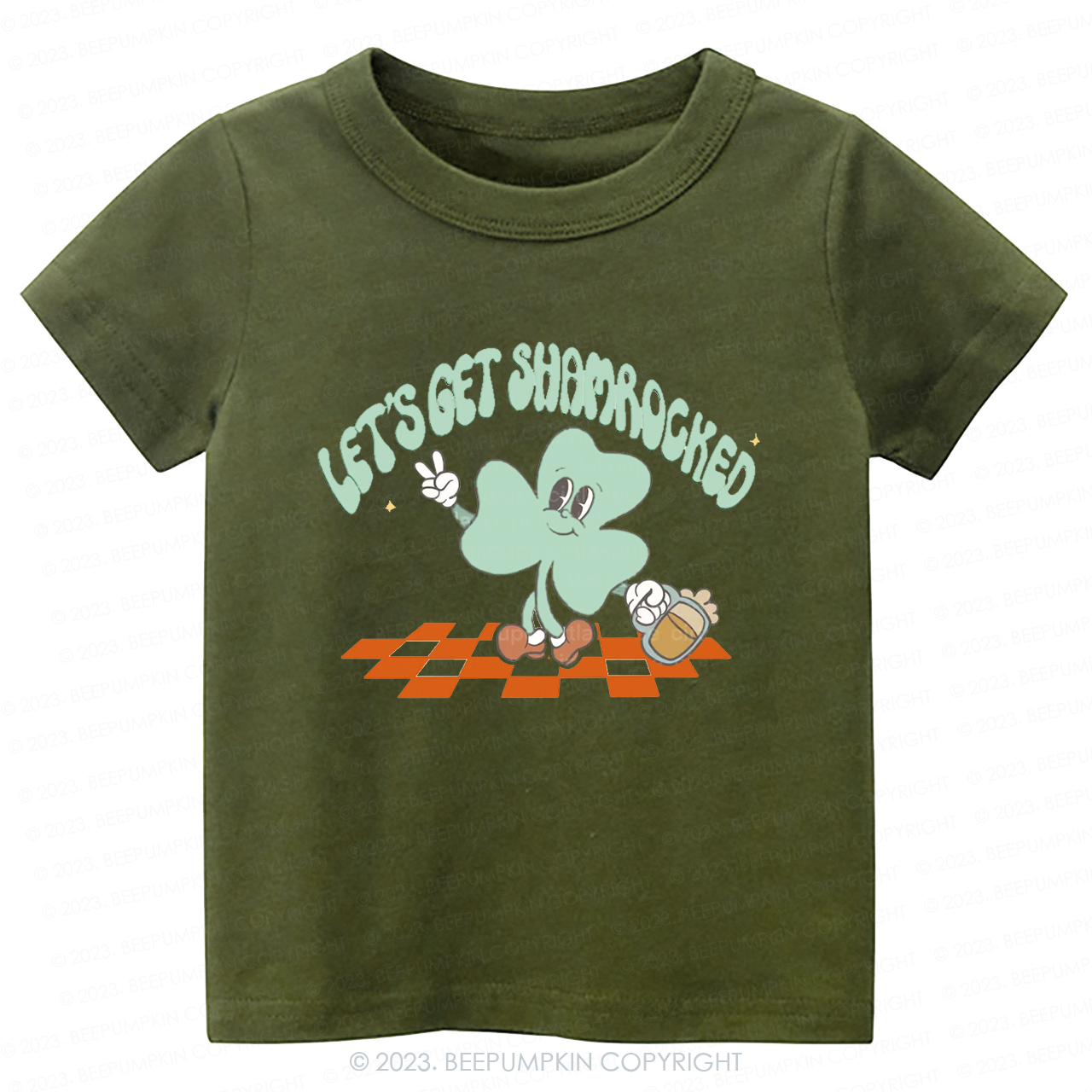 Let's Get Shamrock St.Patricks Day -Toddler Tees