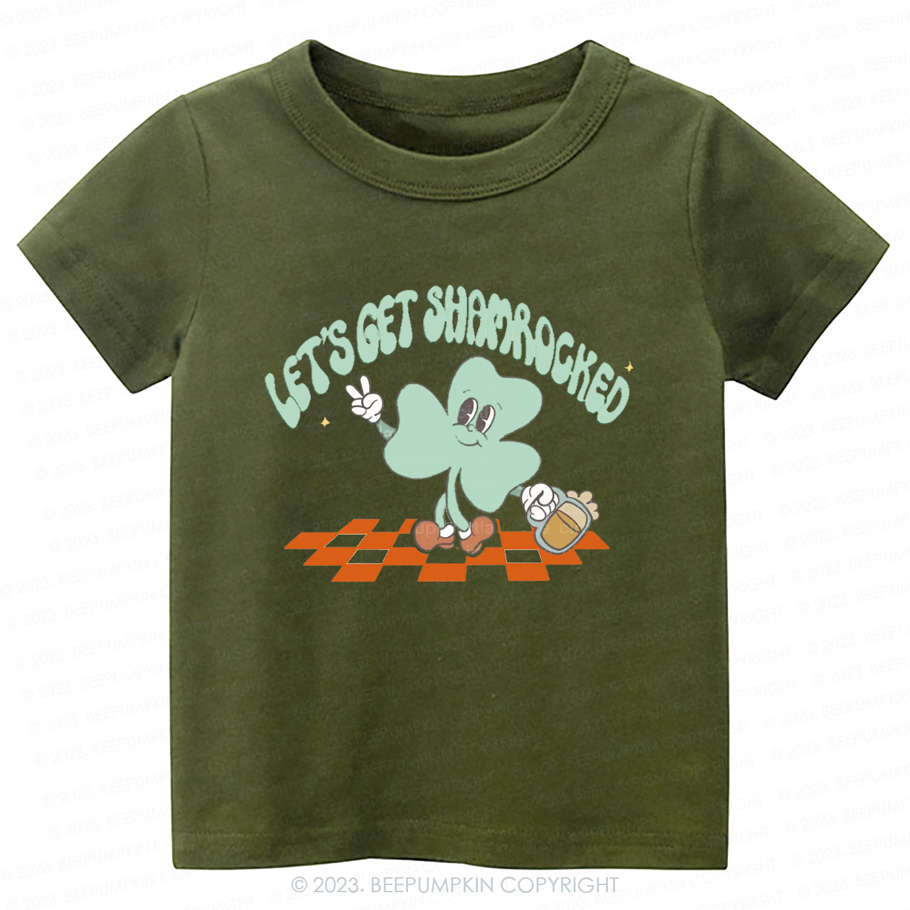Let's Get Shamrock St.Patricks Day -Toddler Tees