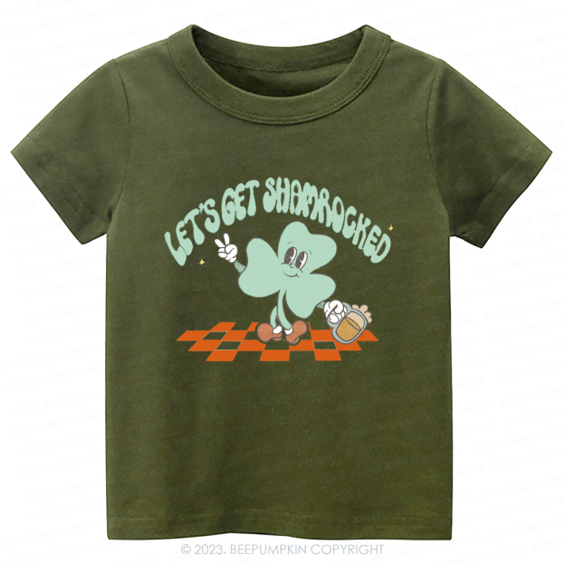 Let's Get Shamrock St.Patricks Day -Toddler Tees