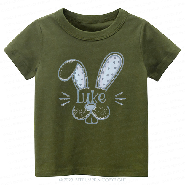 Custom Name Polka Dots Easter Boy -Toddler Tees
