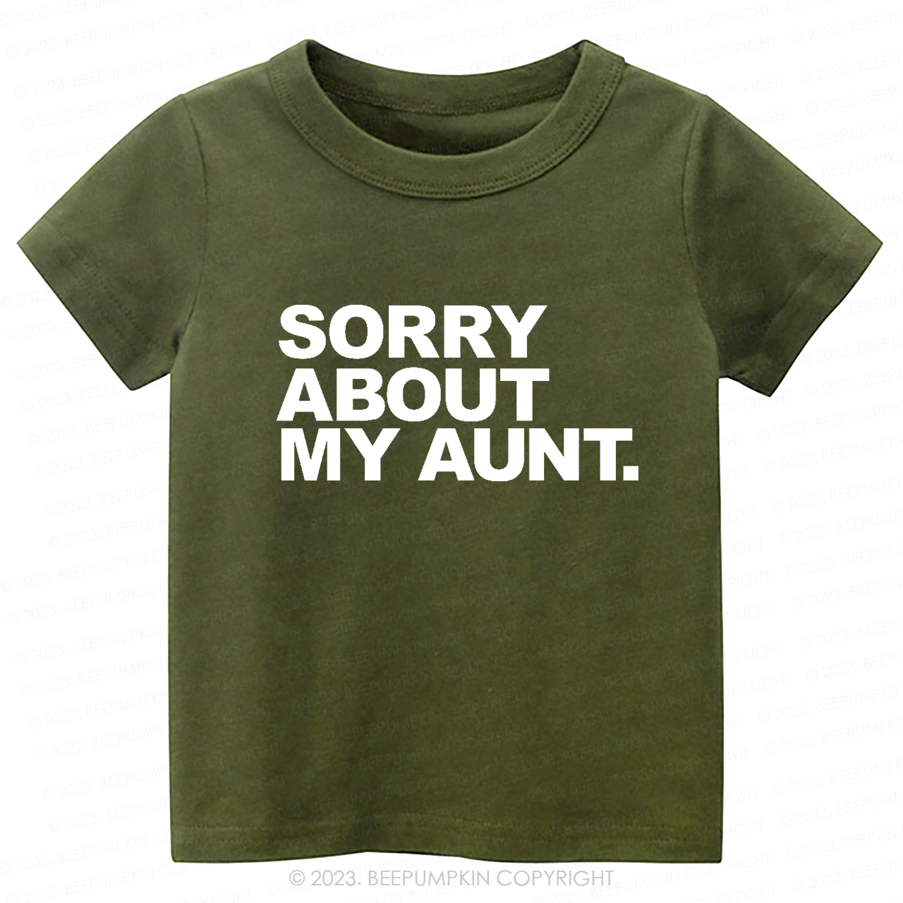 Sorry About My Aunt -Toddler Tees