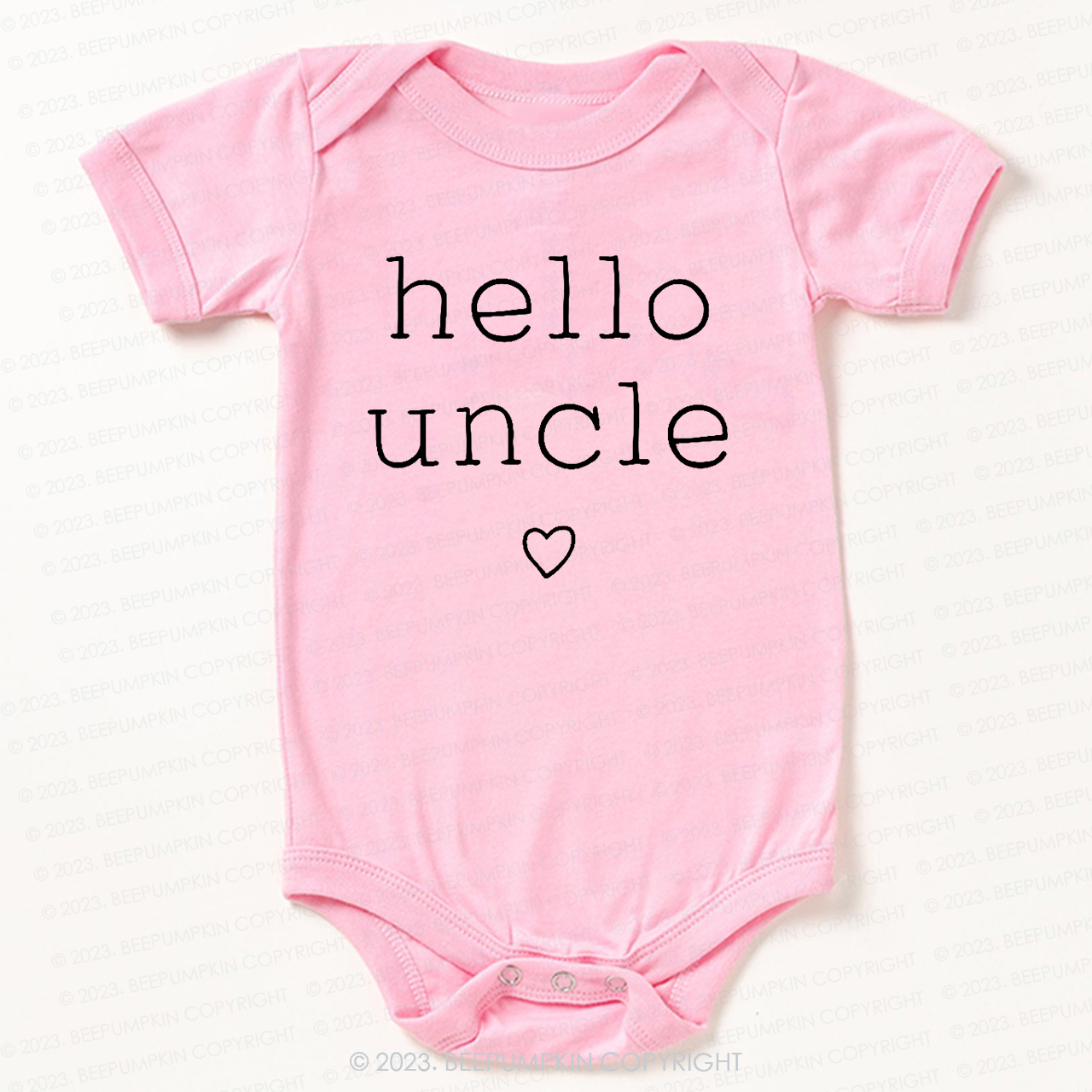 Hello Uncle Bodysuit For Baby