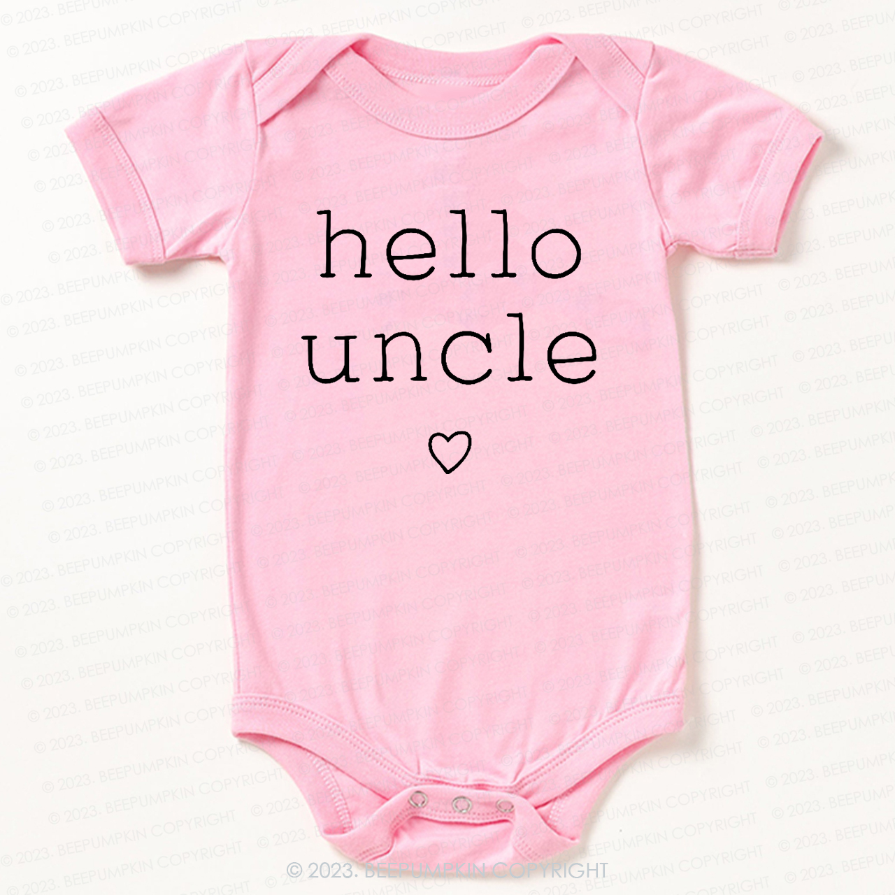 Hello Uncle Bodysuit For Baby