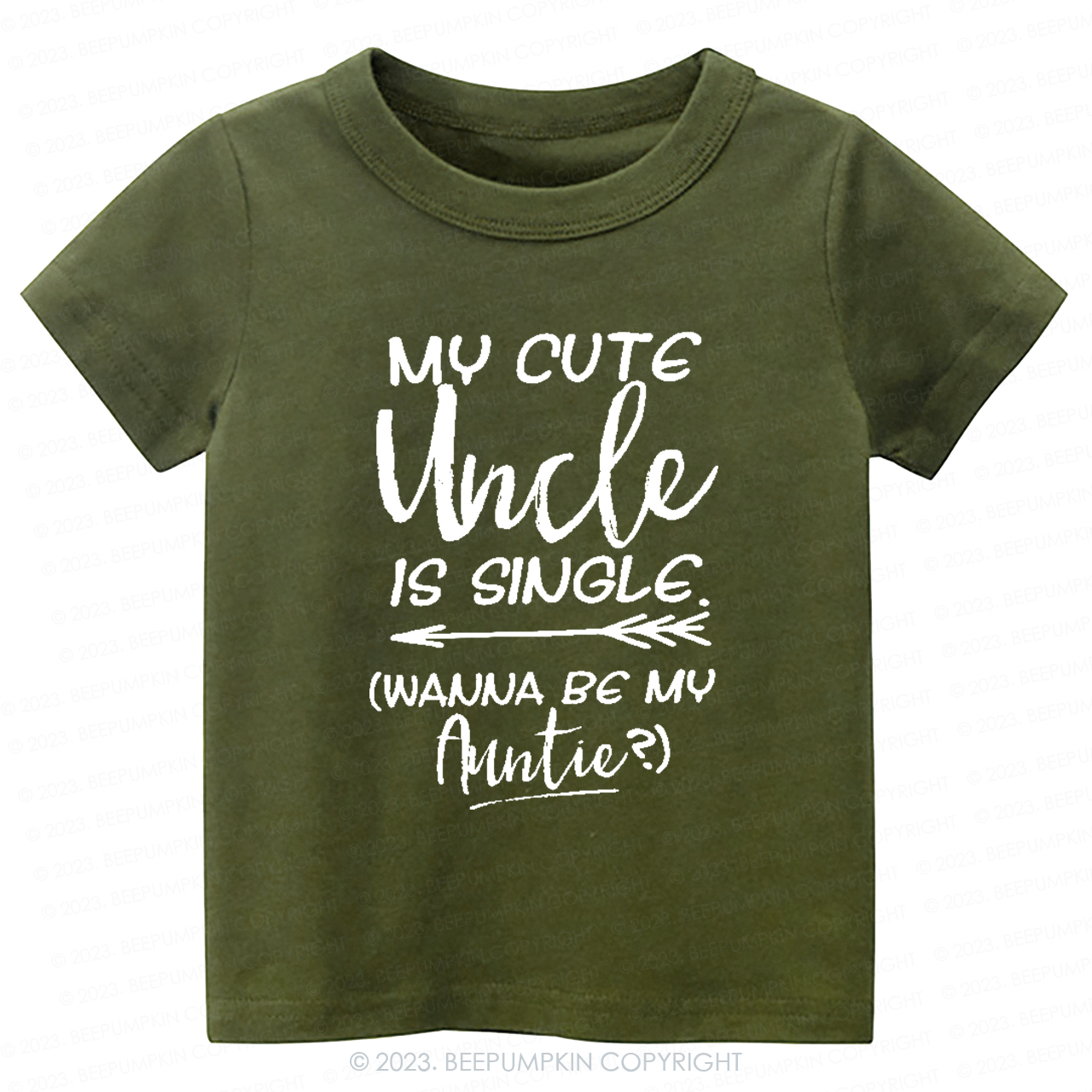 My Cute Uncle Is Single -Toddler Tees