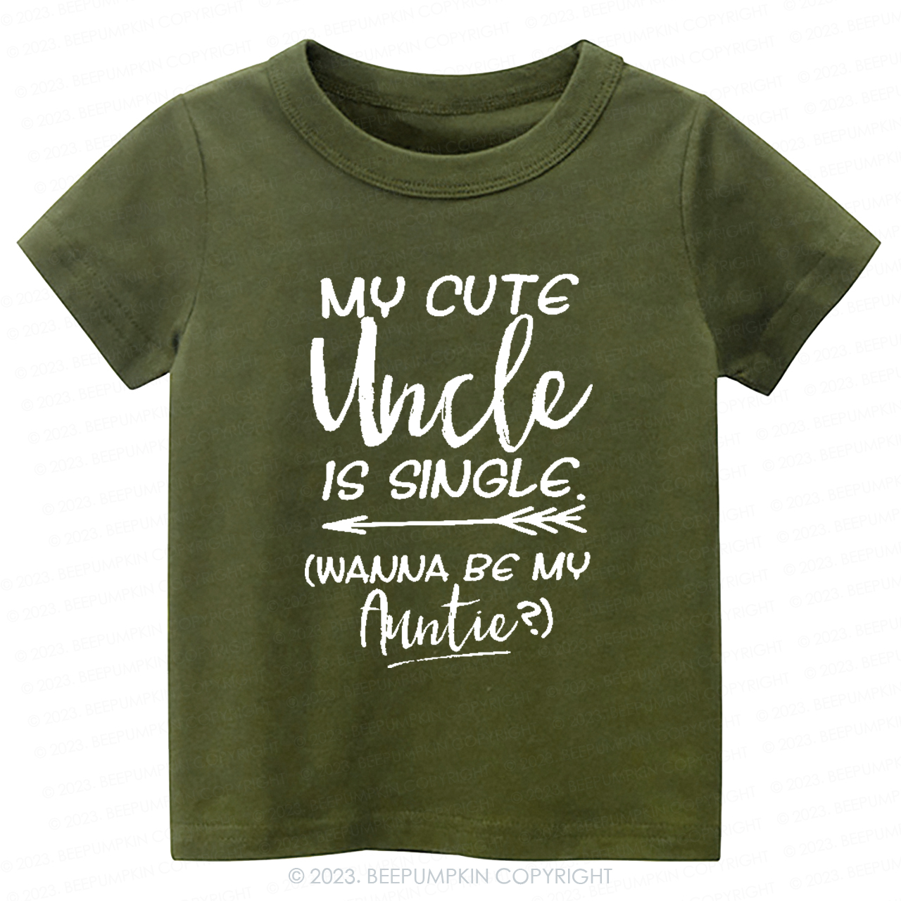 My Cute Uncle Is Single -Toddler Tees