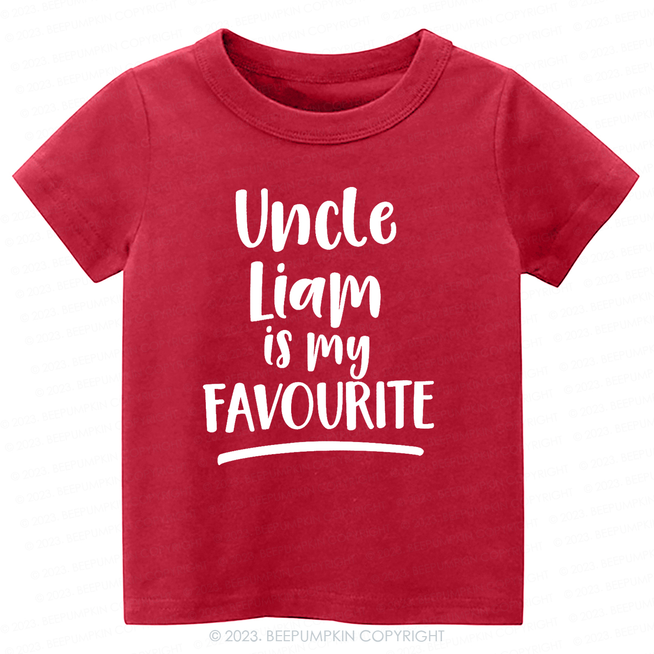 My Uncle Is My Favourite Personalised -Toddler Tees