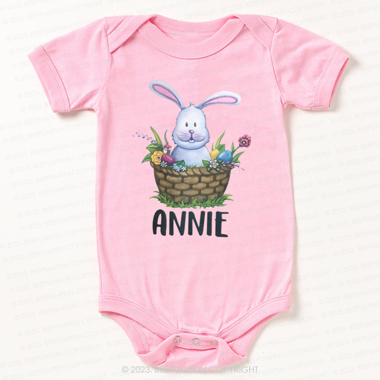 Personalized Easter Spring Bodysuit For Baby
