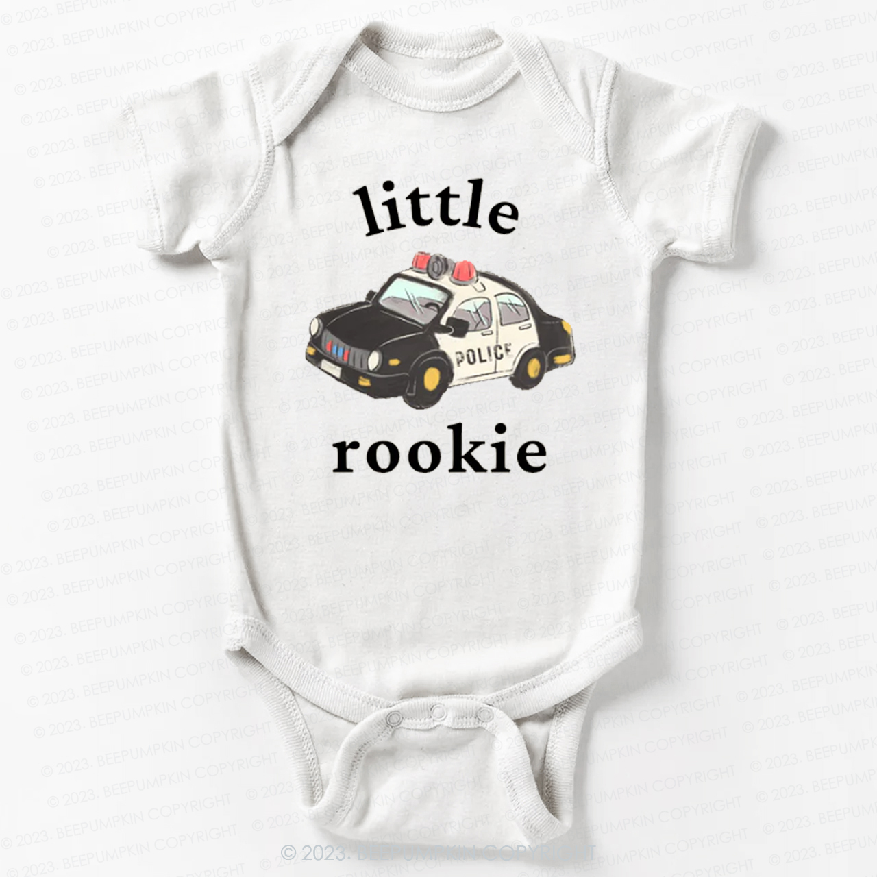 Little Rookie Police Car Bodysuit For Baby