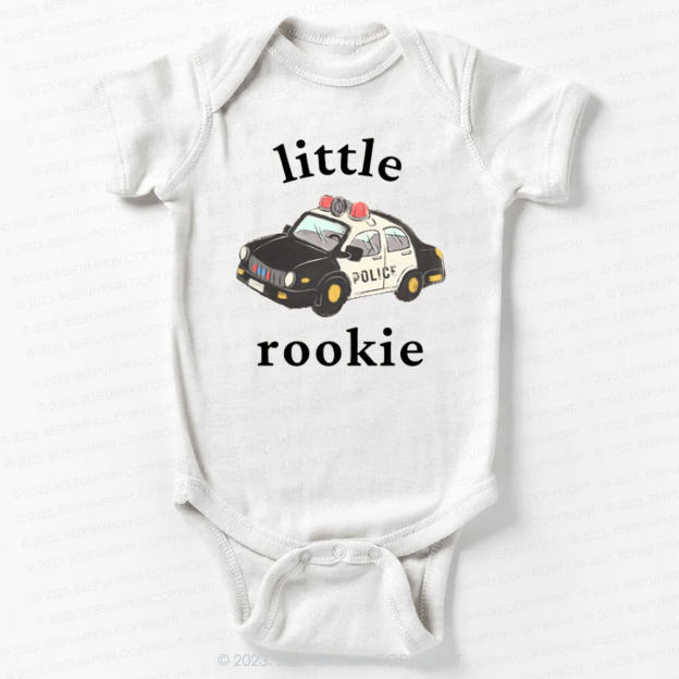 Little Rookie Police Car Bodysuit For Baby