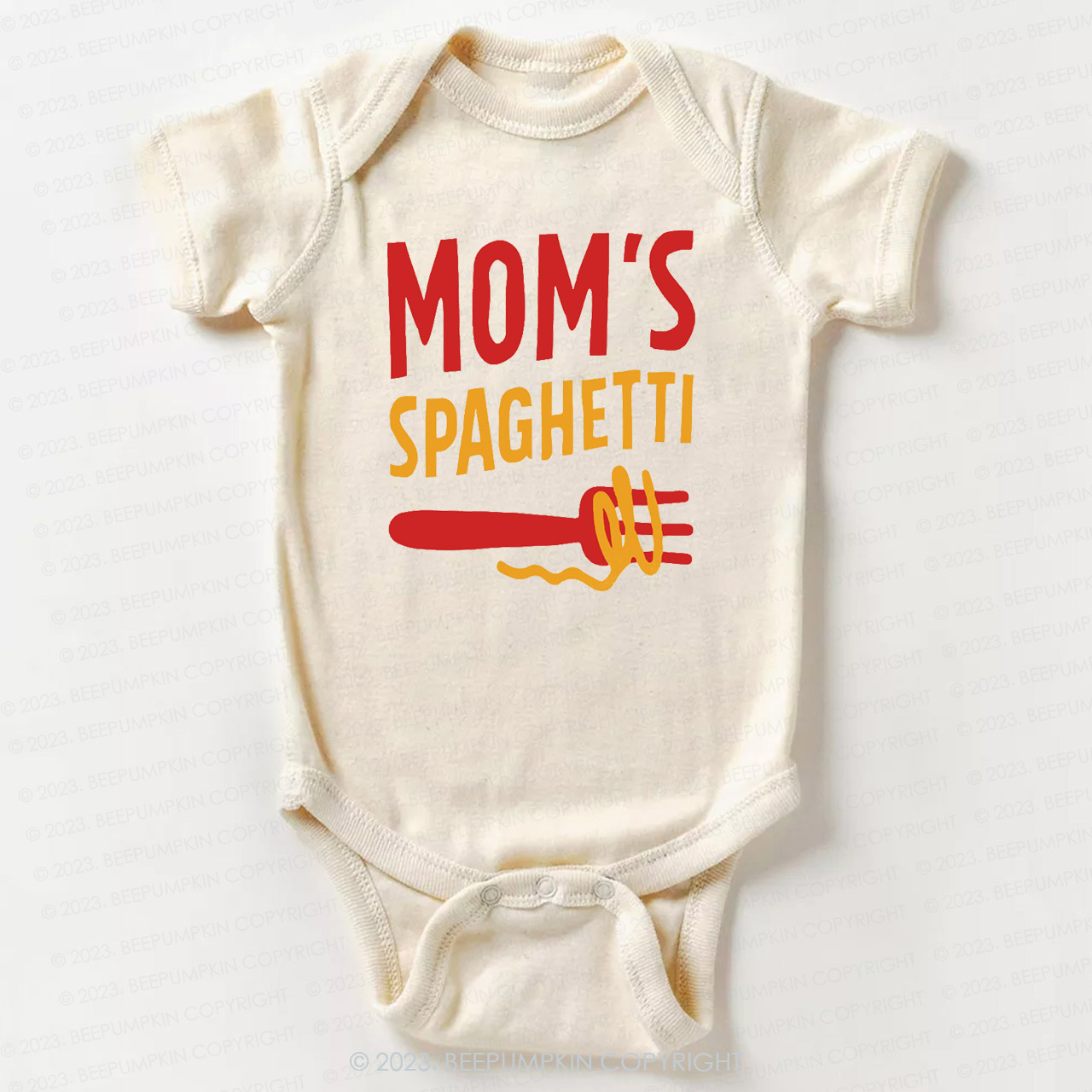 Mom's Spaghetti Bodysuit For Baby