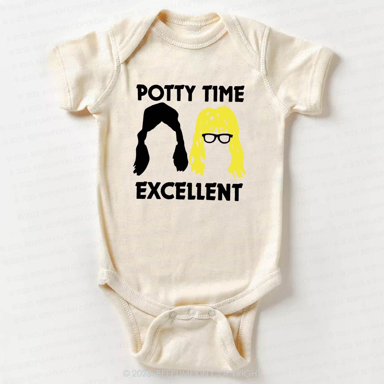 Potty Time Excellent Funny Bodysuit For Baby
