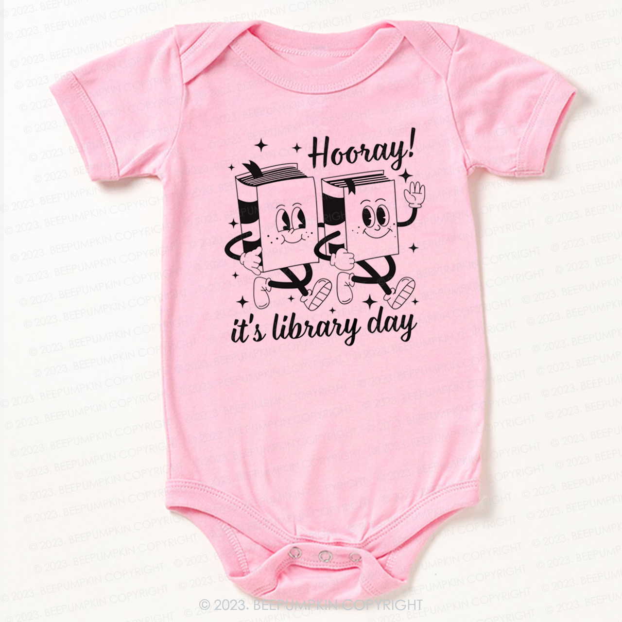 Hooray It's Library Bodysuit For Baby