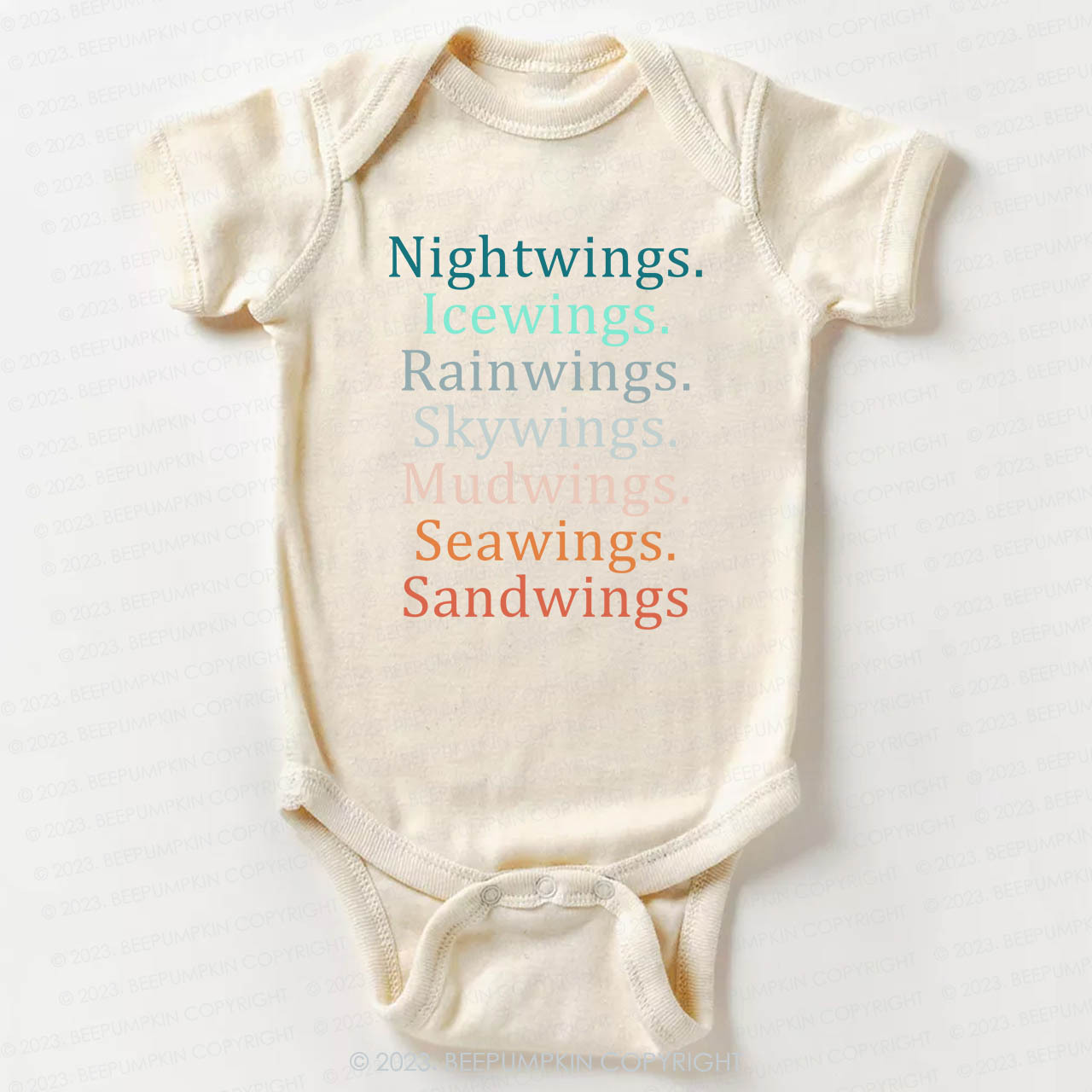 Wings Fan Dragon Books Lover Bodysuit For Baby