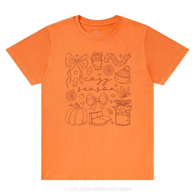 Cozy Season Mama T-Shirts Beepumpkin 
