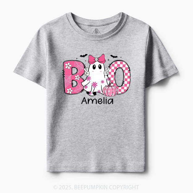 Personalized Halloween Kids Name Toddler&Kid's Tees Beepumpkin