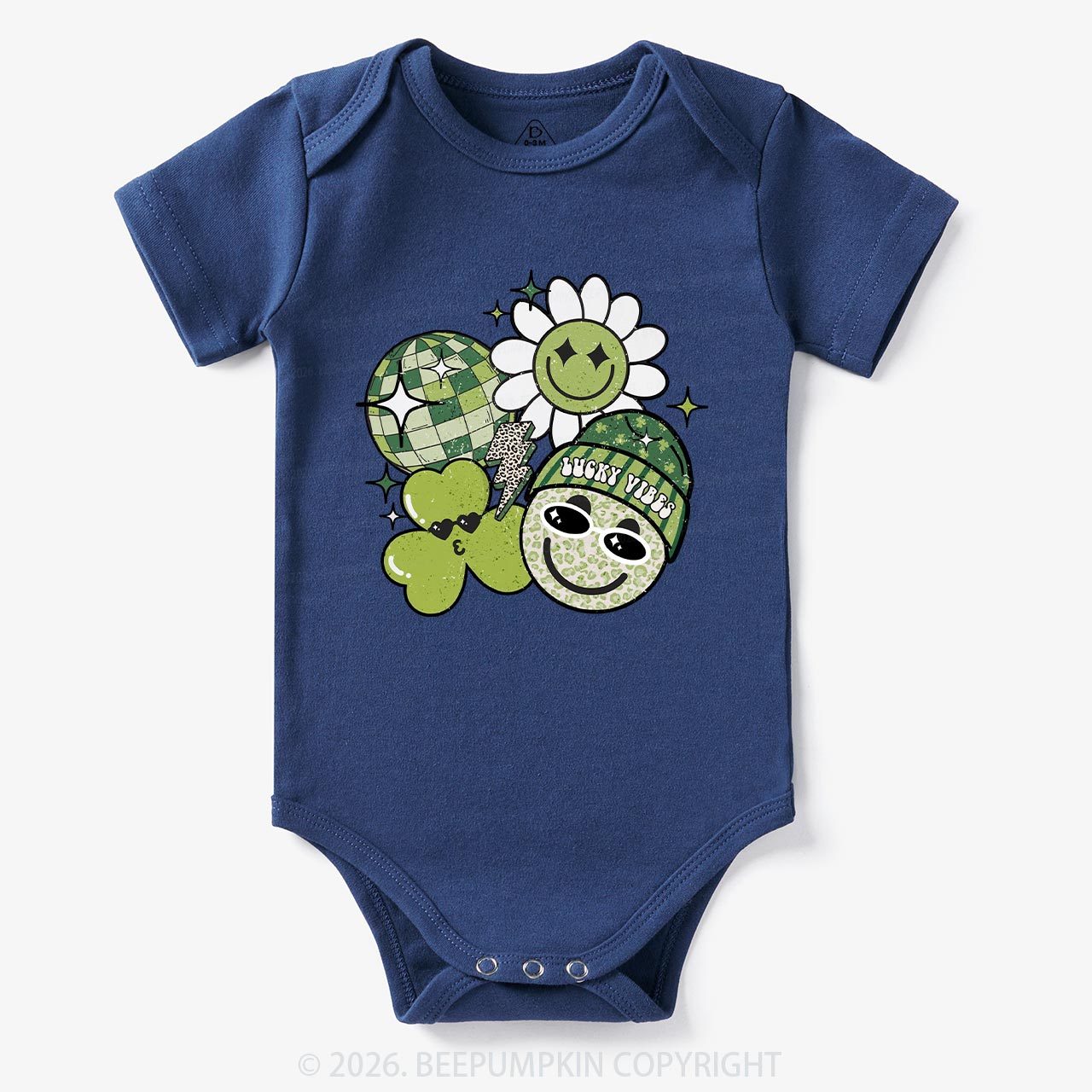 Disco Lucky Vibes Bodysuit For Baby