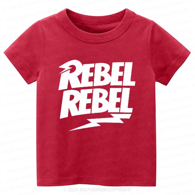 David Bowie Rebel Rebel Toddler&Kids Tees 8