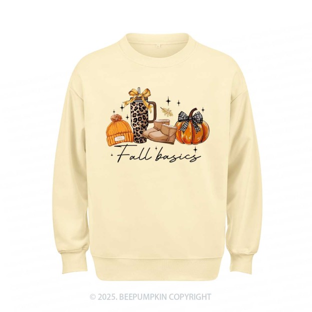  Fall Pumpkin Bow Sweatshirt Beepumpkin 