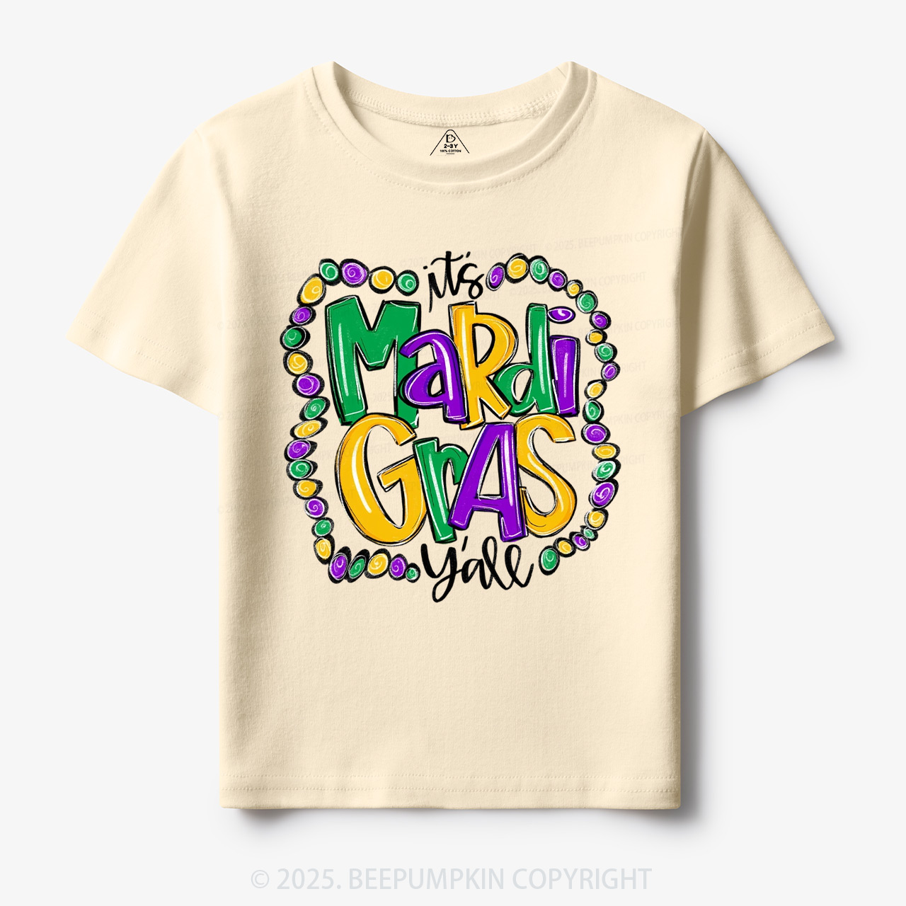 It’s Mardi Gras Y’all! Toddler&Kid's Tees Beepumpkin