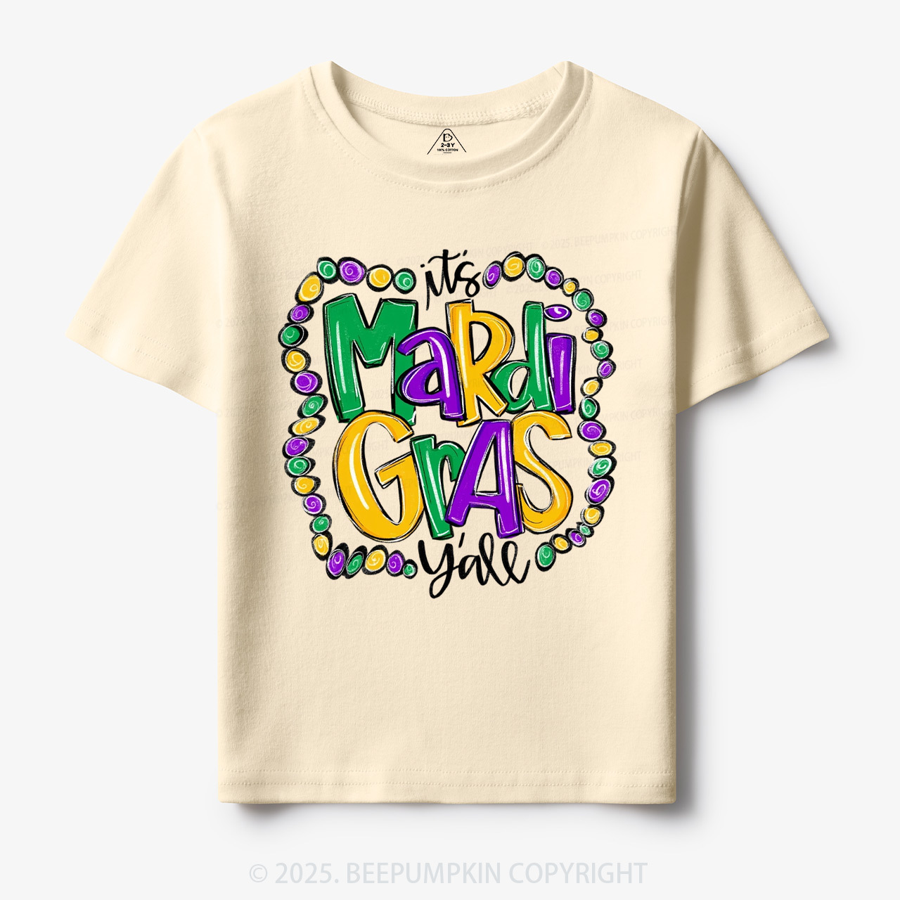 It’s Mardi Gras Y’all! Toddler&Kid's Tees Beepumpkin
