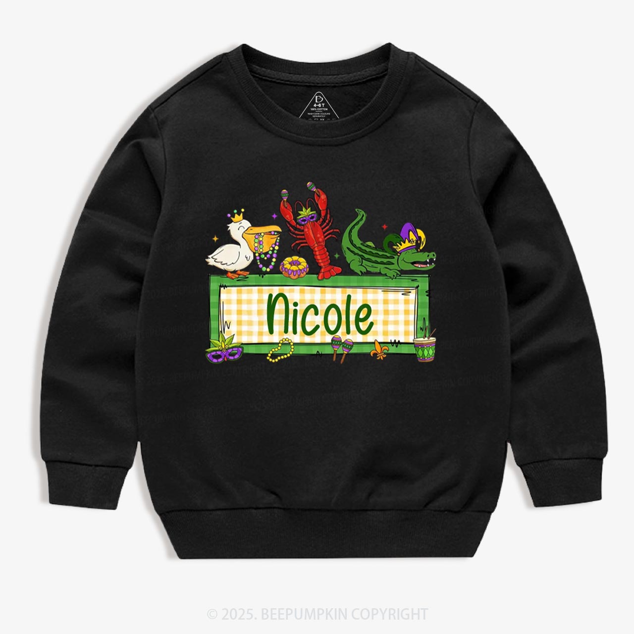 Personalized Tiny Parade Nameset Kid's Sweatshirt