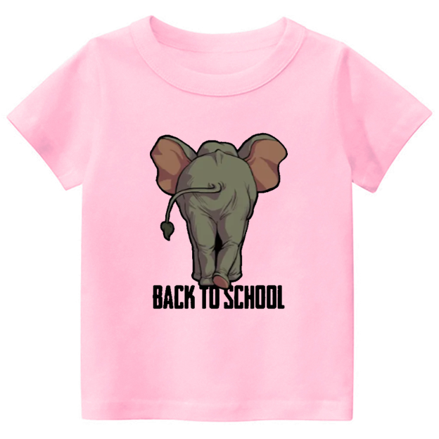 Elephant Back To School Toddler&Kids Tees 