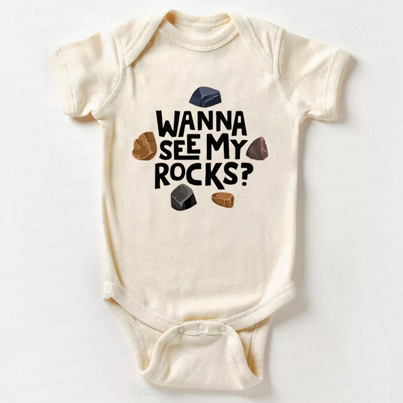 Wanna See My Rocks Bodysuit For Baby 8