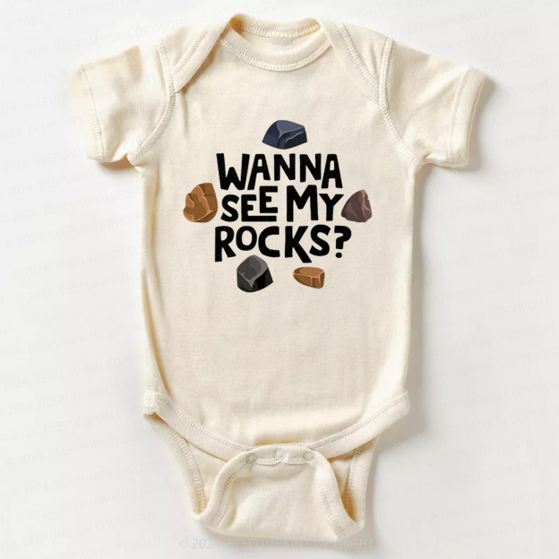 Wanna See My Rocks Bodysuit For Baby 8