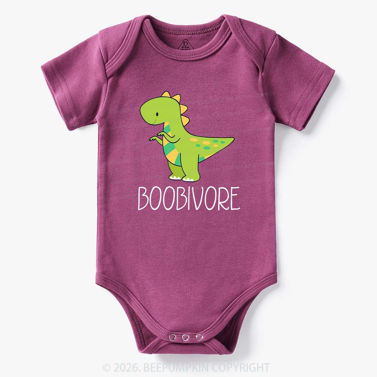 Funny Boobivore Dinosaur Bodysuit