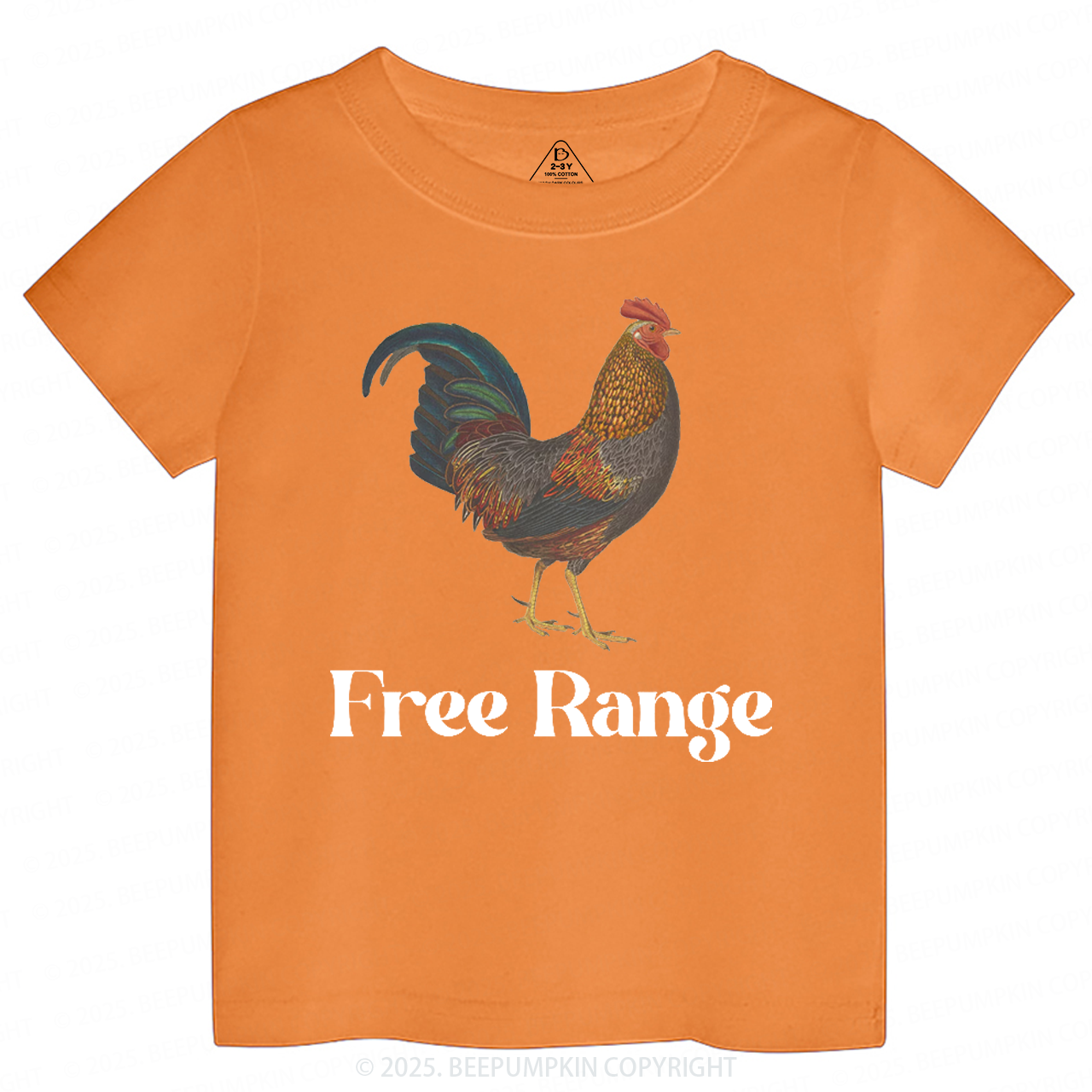 Free Range Chicken Toddler&Kid's Tees Beepumpkin
